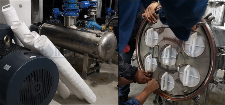 خراطيش عالية التدفق مطوية.جبغ