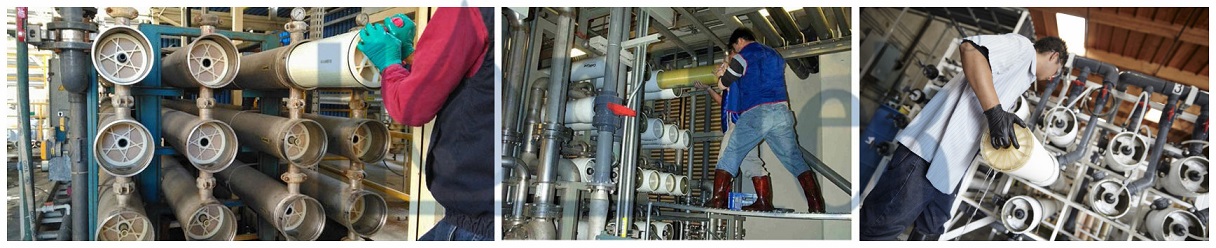 تركيب غشاء التناضح العكسي.جبغ