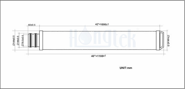 رسم مرشح الجرح عالي التدفق.جبغ
