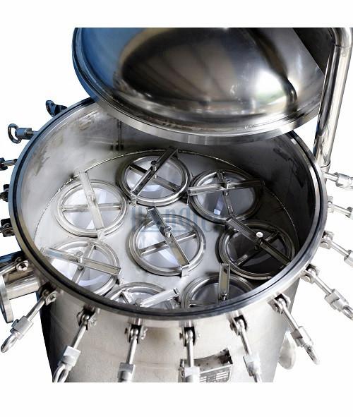 مف سلسلة الفولاذ المقاوم للصدأ متعددة حقيبة تصفية الإسكان